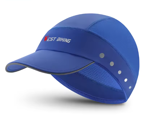 Fiets Pet met Klep – Ademend en Sneldrogend voor Zomer en Zonbescherming