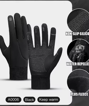Winter Fietshandschoenen – Waterdicht en Touchscreen met Anti-Slip Grip