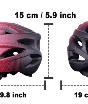 Fietshelm voor Volwassenen met LED Achterlicht en Afneembare Bril – Lichtgewicht en Ademend, Geschikt voor Hoofdomtrek 58–62 cm