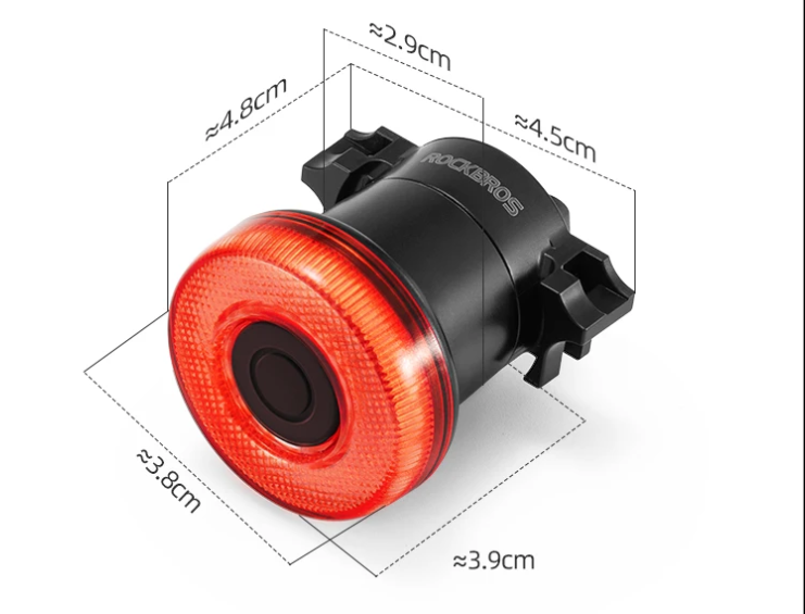 Slim Fiets Achterlicht – USB-C Oplaadbaar, Waterdicht en Krachtige LED Verlichting