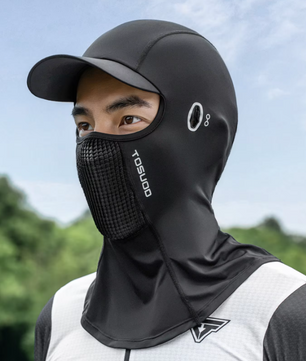 Zomer UV-Beschermend Gezichtsmasker van Ice Silk – Ademend, Sneldrogend en Geschikt voor Brilgebruik