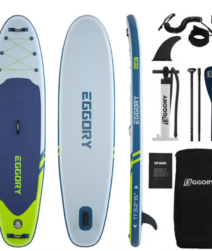 Opblaasbaar SUP Board 335 cm – Compleet Paddle Board Set met Hoge Draagkracht tot 181 kg