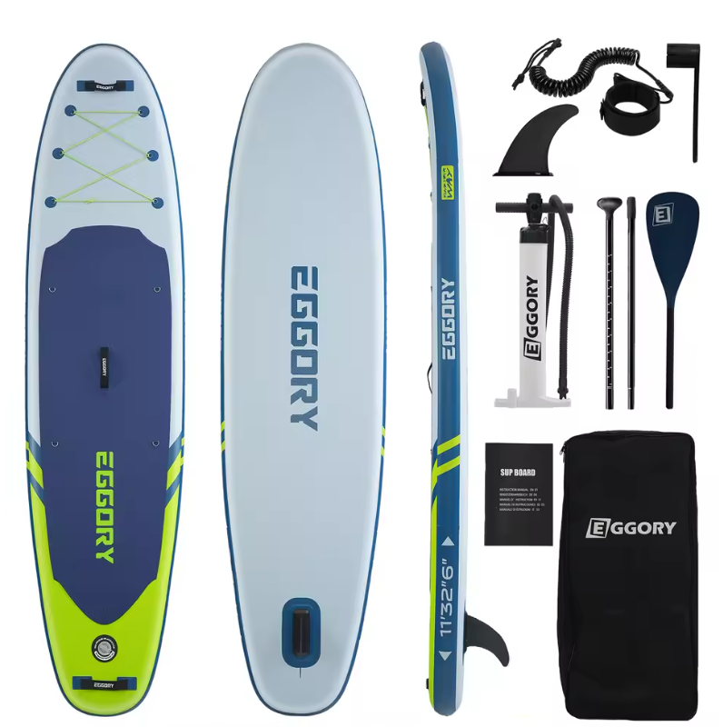 Opblaasbaar SUP Board 335 cm – Compleet Paddle Board Set met Hoge Draagkracht tot 181 kg