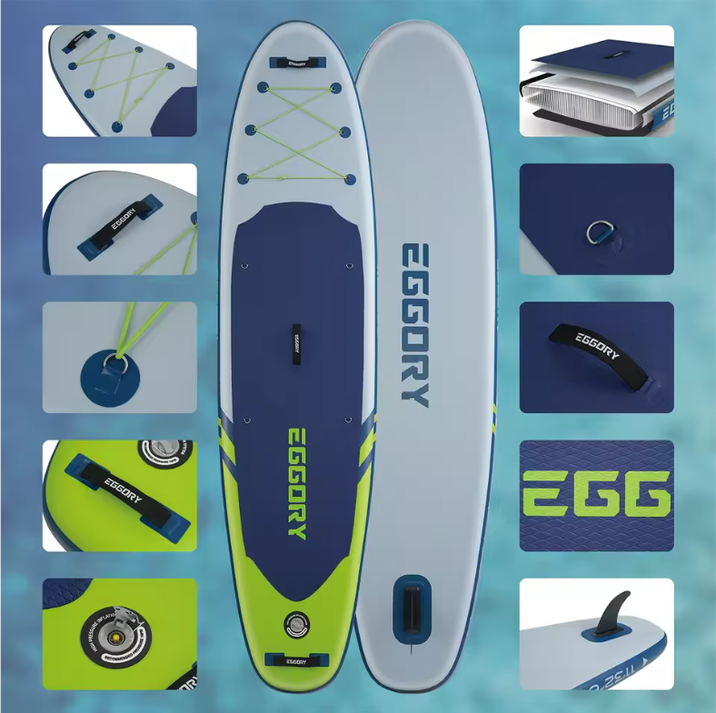 Opblaasbaar SUP Board 335 cm – Compleet Paddle Board Set met Hoge Draagkracht tot 181 kg