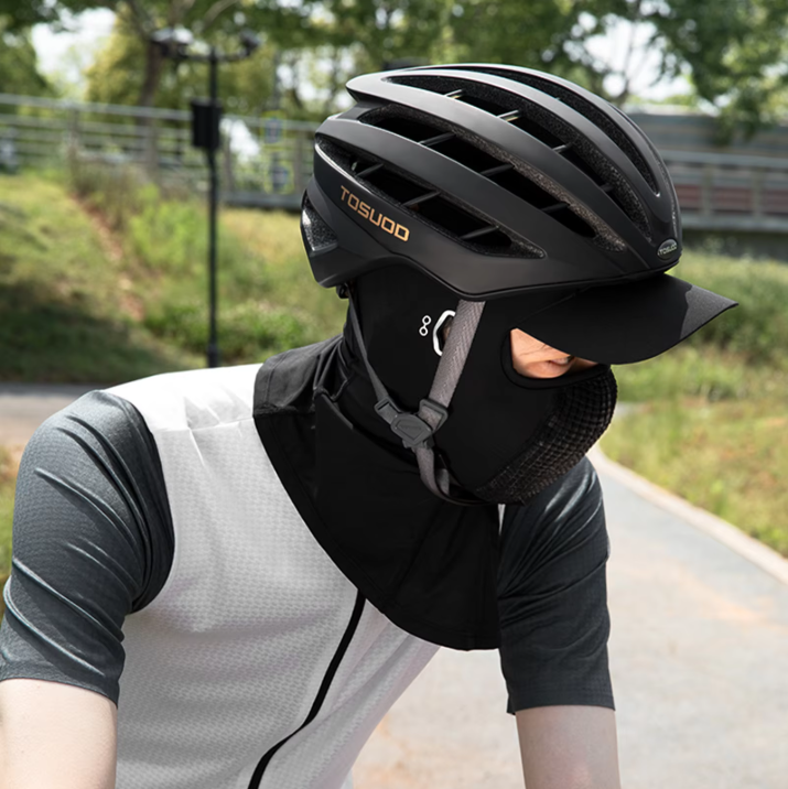 Zomer UV-Beschermend Gezichtsmasker van Ice Silk – Ademend, Sneldrogend en Geschikt voor Brilgebruik