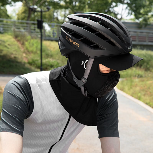 Zomer UV-Beschermend Gezichtsmasker van Ice Silk – Ademend, Sneldrogend en Geschikt voor Brilgebruik