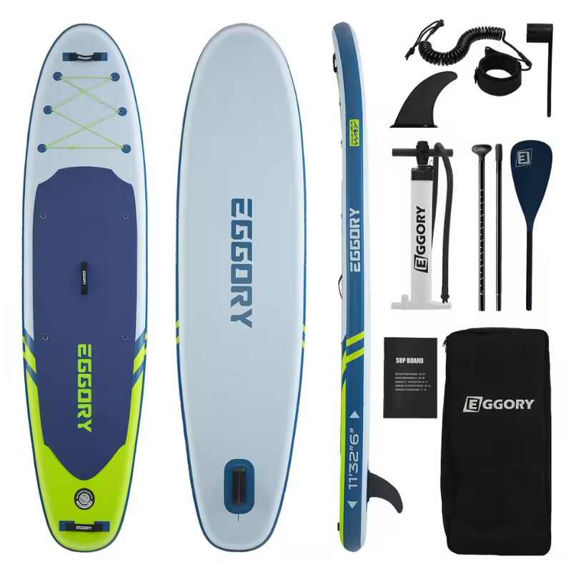 Opblaasbaar SUP Board 335 cm – Compleet Paddle Board Set met Hoge Draagkracht tot 181 kg