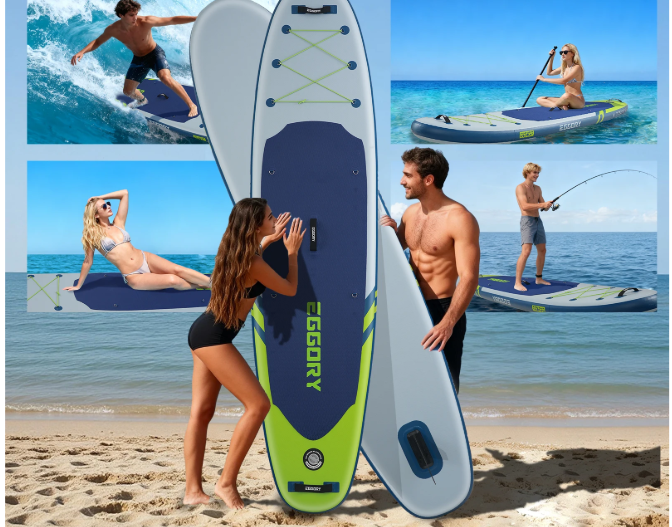 Opblaasbaar SUP Board 335 cm – Compleet Paddle Board Set met Hoge Draagkracht tot 181 kg