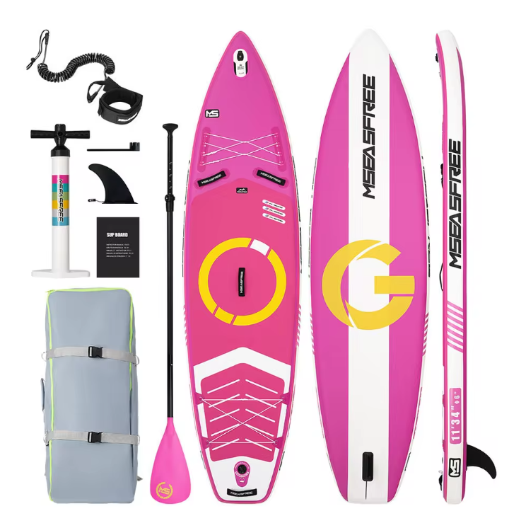 Opblaasbaar SUP Board 335 cm – Compleet Paddle Board met Accessoires voor Watersport