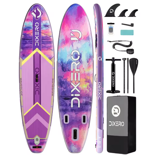 Opblaasbaar SUP Board 335 × 84 × 15 cm – Waterdicht Paddle Board met Kajak Accessoires en Visfunctie