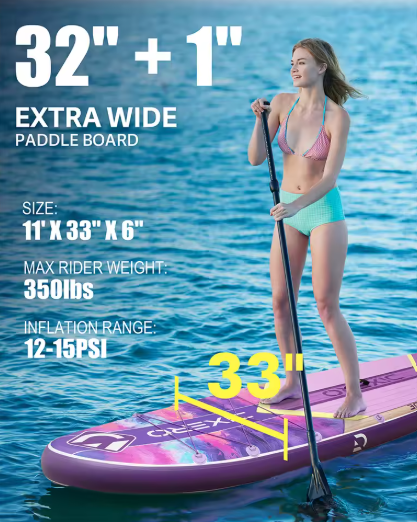 Opblaasbaar SUP Board 335 × 84 × 15 cm – Waterdicht Paddle Board met Kajak Accessoires en Visfunctie