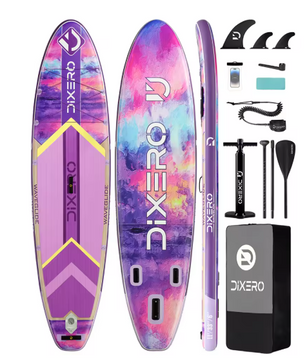 Opblaasbaar SUP Board 335 × 84 × 15 cm – Waterdicht Paddle Board met Kajak Accessoires en Visfunctie