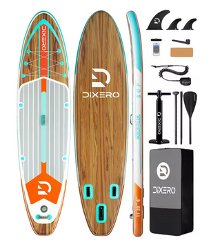 Opblaasbaar SUP Board 335 × 84 × 15 cm – Waterdicht Paddle Board met Kajak Accessoires en Visfunctie