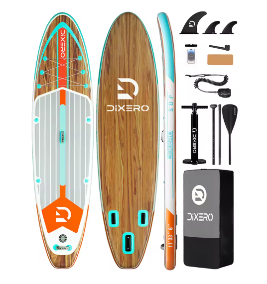 Opblaasbaar SUP Board 335 × 84 × 15 cm – Waterdicht Paddle Board met Kajak Accessoires en Visfunctie