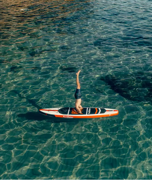 Opblaasbaar SUP Board 335 cm – Stabiel Touring Paddle Board met 3 Vinnen en Waterdichte Tas