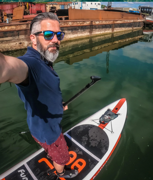 Opblaasbaar SUP Board 335 cm – Stabiel Touring Paddle Board met 3 Vinnen en Waterdichte Tas