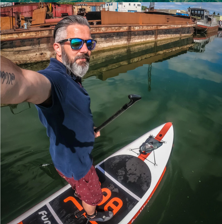 Opblaasbaar SUP Board 335 cm – Stabiel Touring Paddle Board met 3 Vinnen en Waterdichte Tas