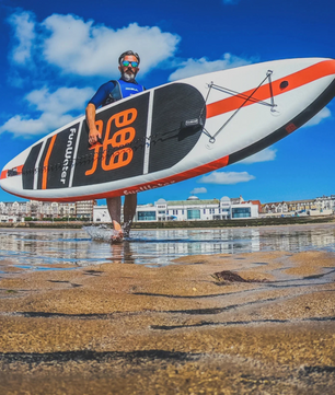 Opblaasbaar SUP Board 335 cm – Stabiel Touring Paddle Board met 3 Vinnen en Waterdichte Tas