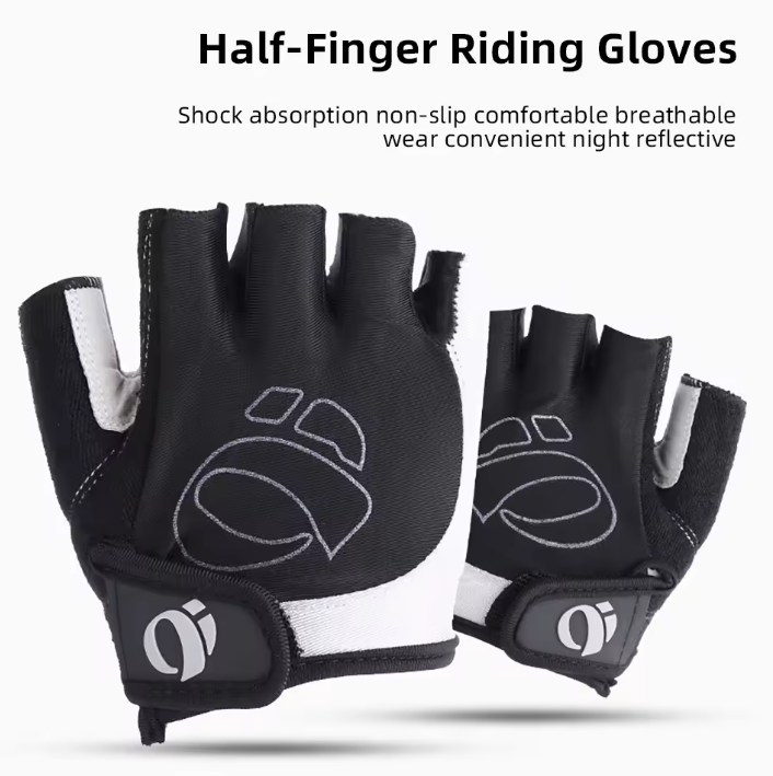 Halfvinger Fietshandschoenen – Antislip, Schokabsorberend en Ademend voor Sport en Training