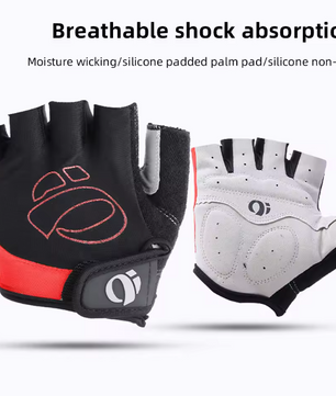 Halfvinger Fietshandschoenen – Antislip, Schokabsorberend en Ademend voor Sport en Training