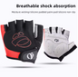 Halfvinger Fietshandschoenen – Antislip, Schokabsorberend en Ademend voor Sport en Training