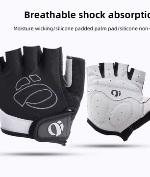 Halfvinger Fietshandschoenen – Antislip, Schokabsorberend en Ademend voor Sport en Training