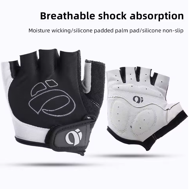 Halfvinger Fietshandschoenen – Antislip, Schokabsorberend en Ademend voor Sport en Training