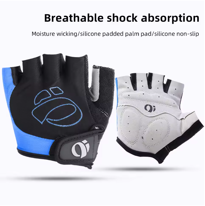 Halfvinger Fietshandschoenen – Antislip, Schokabsorberend en Ademend voor Sport en Training