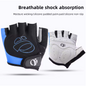 Halfvinger Fietshandschoenen – Antislip, Schokabsorberend en Ademend voor Sport en Training