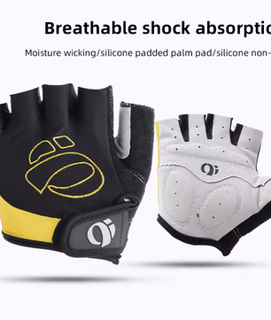 Halfvinger Fietshandschoenen – Antislip, Schokabsorberend en Ademend voor Sport en Training