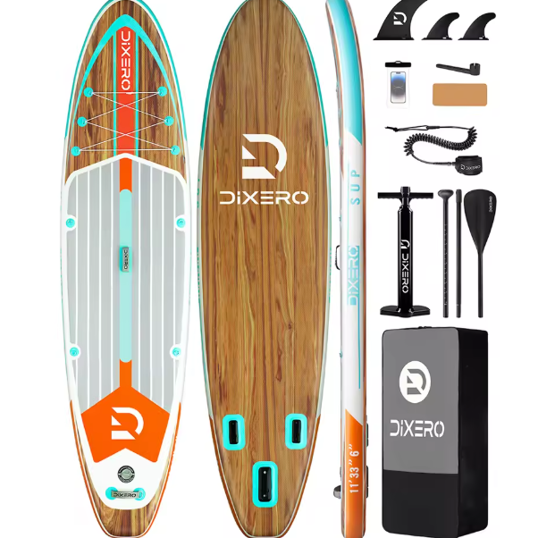 Opblaasbaar SUP Board 335 × 84 × 15 cm – Waterdicht Paddle Board met Kajak Zitje en Accessoires