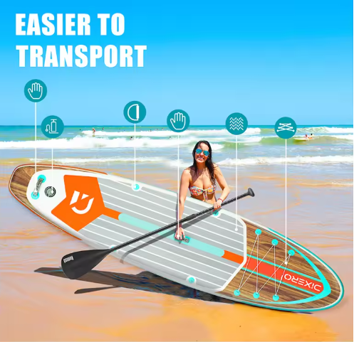Opblaasbaar SUP Board 335 × 84 × 15 cm – Waterdicht Paddle Board met Kajak Zitje en Accessoires