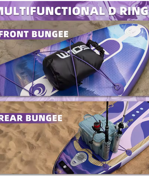 Opblaasbaar SUP Board 335 × 86 × 15 cm – Stabiel Paddle Board voor Vissen met Accessoires