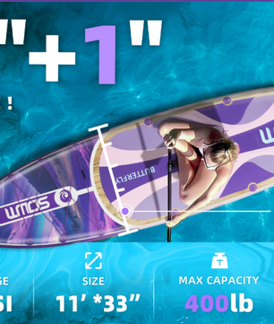 Opblaasbaar SUP Board 335 × 86 × 15 cm – Stabiel Paddle Board voor Vissen met Accessoires