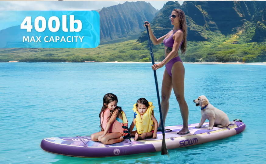 Opblaasbaar SUP Board 335 × 86 × 15 cm – Stabiel Paddle Board voor Vissen met Accessoires
