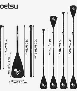 Verstelbare SUP Peddel – Aluminium Paddle 2-in-1 voor SUP en Kajak, Enkel en Dubbel Blad