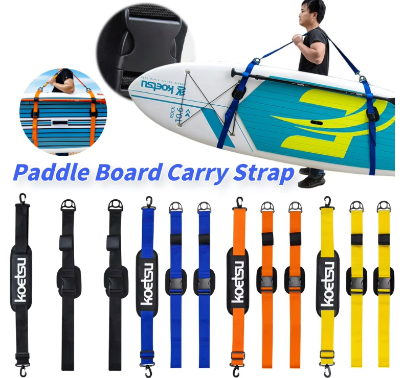 SUP Draagband – Verstelbare Schouderband voor Paddleboard en Surfboard met Handsfree Draagcomfort