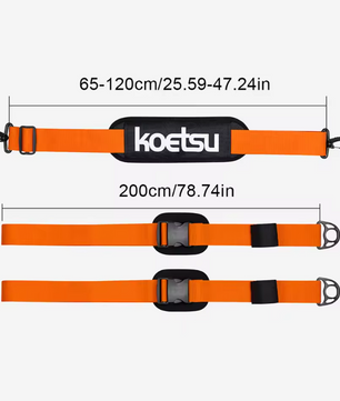 SUP Draagband – Verstelbare Schouderband voor Paddleboard en Surfboard met Handsfree Draagcomfort