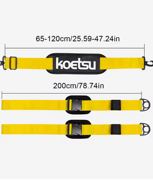 SUP Draagband – Verstelbare Schouderband voor Paddleboard en Surfboard met Handsfree Draagcomfort