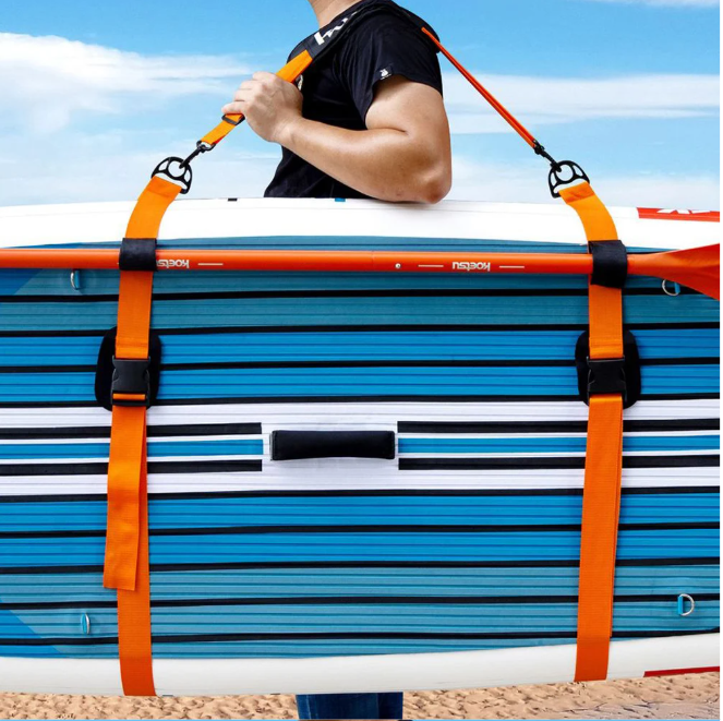 SUP Draagband – Verstelbare Schouderband voor Paddleboard en Surfboard met Handsfree Draagcomfort