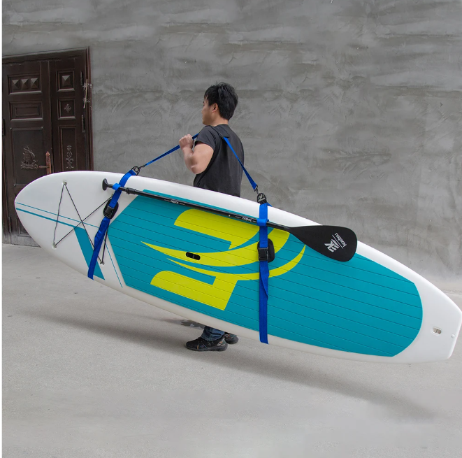 SUP Draagband – Verstelbare Schouderband voor Paddleboard en Surfboard met Handsfree Draagcomfort