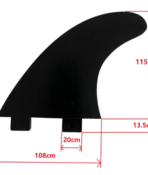 Surfboard Fins Set van 2 – G5 SUP en Surf Vinnen, Sterk Nylon en FCS Compatibel