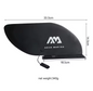 SUP Vin 24 × 18 cm – Slide-in Fin voor Paddle Board, Stabiliteit en Snelheid