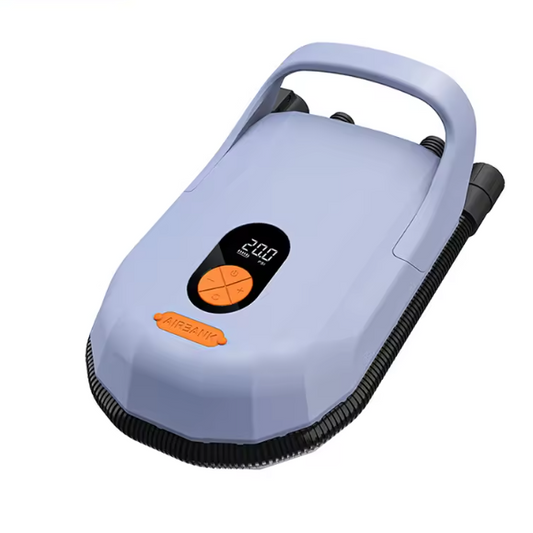 Elektrische SUP Pomp – Oplaadbaar met Accu en 12V Aansluiting, 20 PSI Luchtpomp voor Paddle Boards