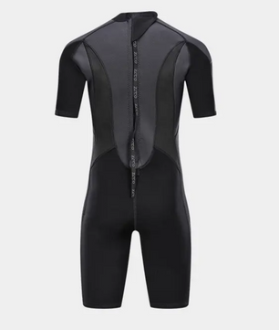 Heren Shorty Wetsuit 3 mm – Neopreen Duikpak met Rits, Flexibel en Isolerend