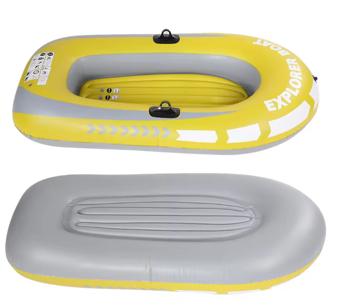 Opblaasbare Kajak 2 Personen – PVC Kano voor Varen, Vissen en Recreatie 114 × 188 cm