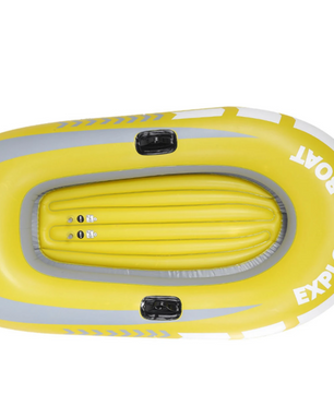 Opblaasbare Kajak 2 Personen – PVC Kano voor Varen, Vissen en Recreatie 114 × 188 cm
