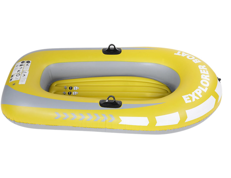 Opblaasbare Kajak 2 Personen – PVC Kano voor Varen, Vissen en Recreatie 114 × 188 cm