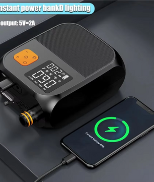 Elektrische SUP Pomp 25 PSI – Oplaadbare Luchtpomp met Display en LED, 8000 mAh Accu