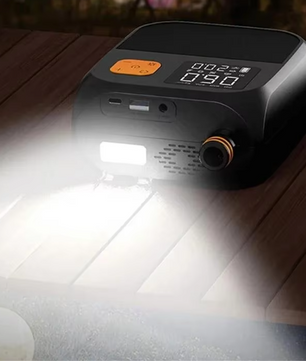 Elektrische SUP Pomp 25 PSI – Oplaadbare Luchtpomp met Display en LED, 8000 mAh Accu